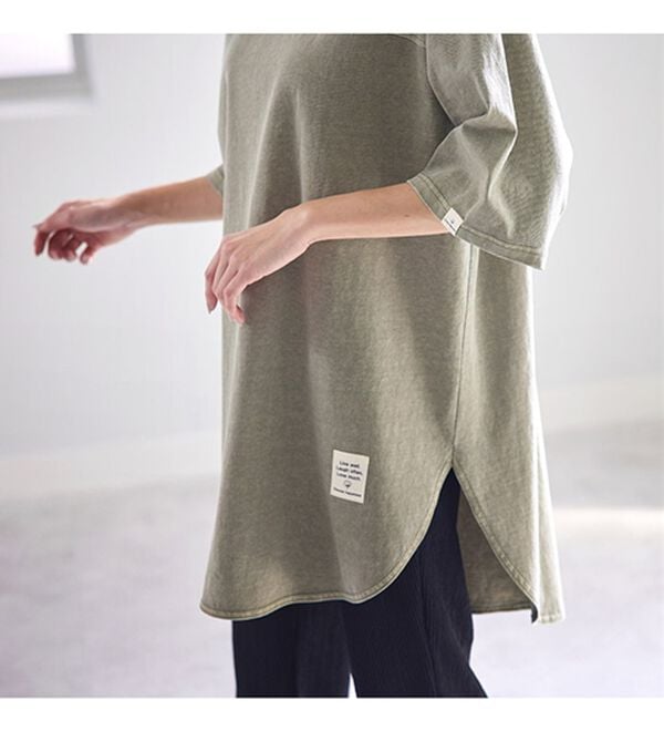 BELLUNA（ベルーナ）の「ビンテージ風コットン１００％刺しゅう入りチュニック（チュニック）」｜詳細画像