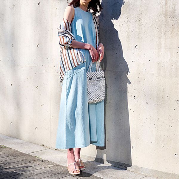 RANAN（ラナン）の「配色ストライプシャツ（シャツ）」｜詳細画像