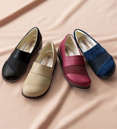 ルフラン（ルフラン）の「メディフィット５Ｅストレッチ切り替えスリッポン（スリッポン）」