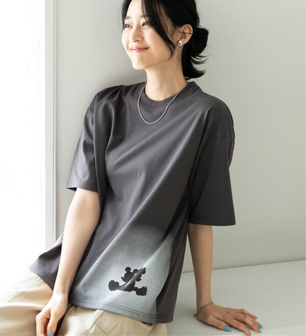 「＜Ｄｉｓｎｅｙ＞綿混素材ゆるっとＴシャツ（カットソー）」｜詳細画像