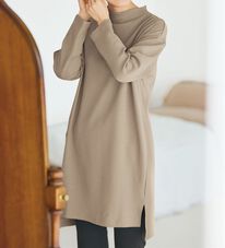 BELLUNA（ベルーナ）の「《ＨｕｇＲｅａｍコットン》ボトルネックチュニック（チュニック）」