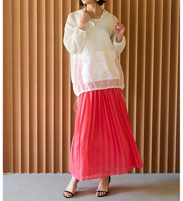 RANAN（ラナン）の「プリーツロングスカート（ロングスカート）」｜詳細画像