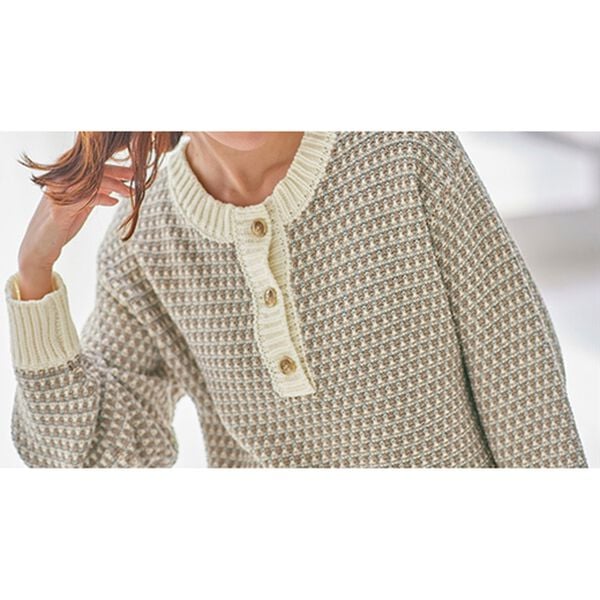 BELLUNA（ベルーナ）の「前後２ＷＡＹで着られるカラフルニット（ニット・セーター）」｜詳細画像