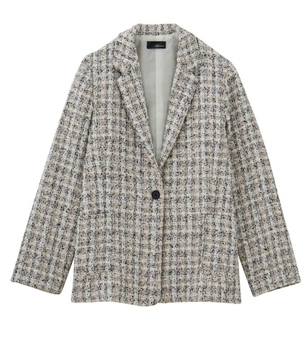 RANAN（ラナン）の「ツイードジャケット（テーラードジャケット）」｜詳細画像