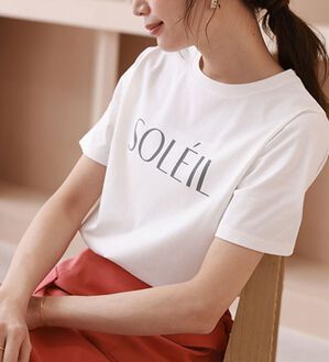 Pierrot（ピエロ）の「【イージーケア】選べるロゴＴシャツ（Tシャツ）」｜B／オフホワイト／チャコール