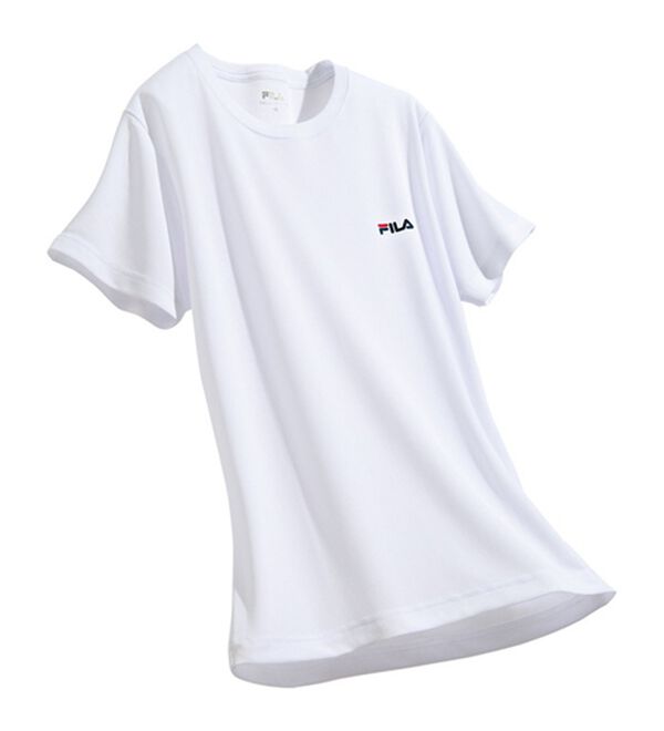 LAVIENNE（ラヴィエンヌ）の「ＦＩＬＡメッシュインナーＴシャツ（Tシャツ）」｜ホワイト