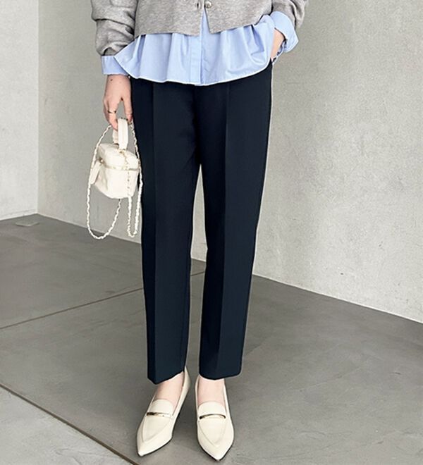 GeeRA（ジーラ）の「美脚きれい魅せ！テーパードパンツ（フルレングスパンツ）」｜詳細画像