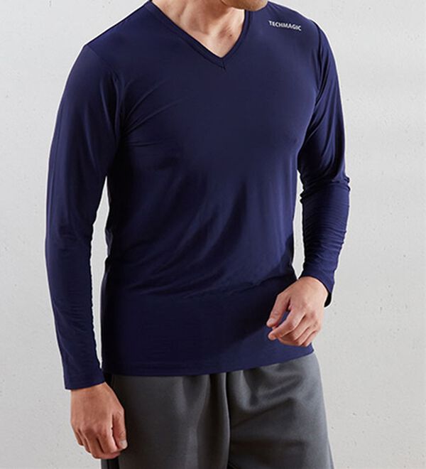 「【３枚組】テックマジック（Ｒ）魔法の冷感インナー（メンズ肌着・インナーウェア）」｜詳細画像