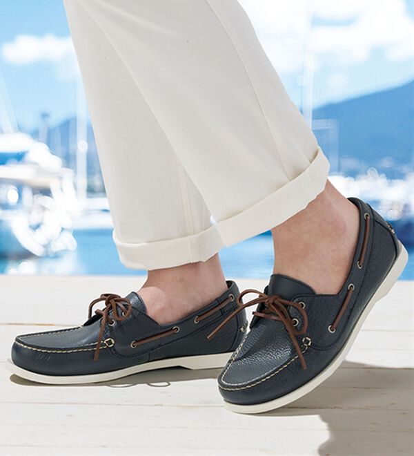 「＜ＲＥＧＡＬ＞モカシンシューズ（メンズスニーカー）」｜ネイビー