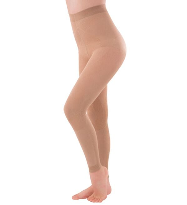 「ひざらくテーピングスパッツ（スパッツ・レギンス）」｜ベージュ(10分丈)