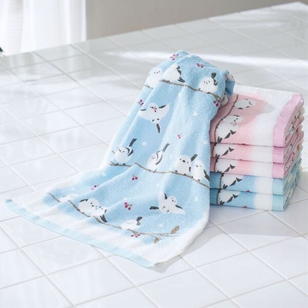 「今治産タオルセット「シマエナガ」（タオル）」｜詳細画像