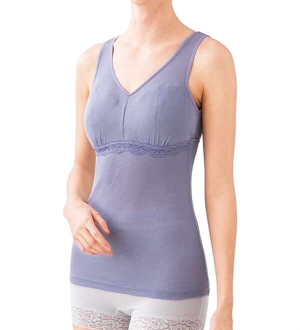 「【３色組】さらさらメッシュの快適カップ付インナー（肌着・インナーウェア）」｜詳細画像