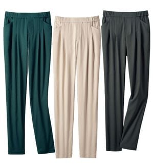 ルフラン（ルフラン）の「【３本組】ぽっこりお腹がバレないパンツ（フルレングスパンツ）」｜3本組