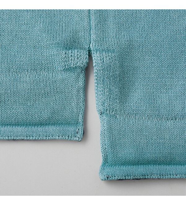 「＜イネド＞ヴィンテージ加工のニットポロ（メンズポロシャツ）」｜詳細画像