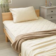 iellio（イエリオ）の「もこもこ軽寝具シリーズ　敷パッド（ボックスシーツ・ベッドシーツ）」