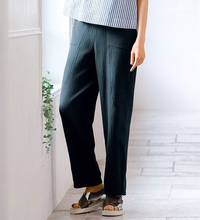 ルフラン（ルフラン）の「＜ｆｕ－ｕ＞綿１００％楊柳風ガーゼのやわらかパンツ（その他パンツ）」