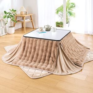 iellio（イエリオ）の「お買得！こたつセット（こたつテーブル）」｜ﾍﾞｰｼﾞｭ(掛布団＋敷布団)