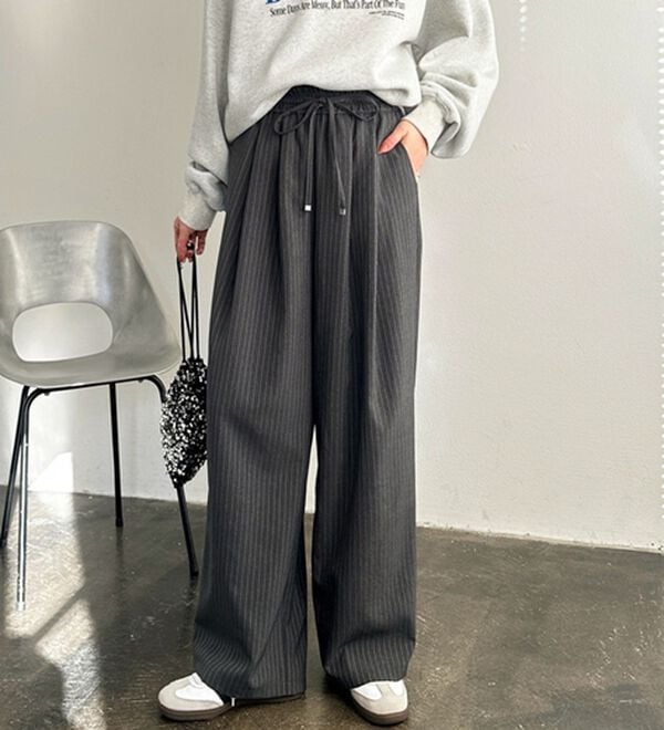 GeeRA（ジーラ）の「【体型カバー】上品なのにラクちんワイドパンツ（フルレングスパンツ）」｜詳細画像