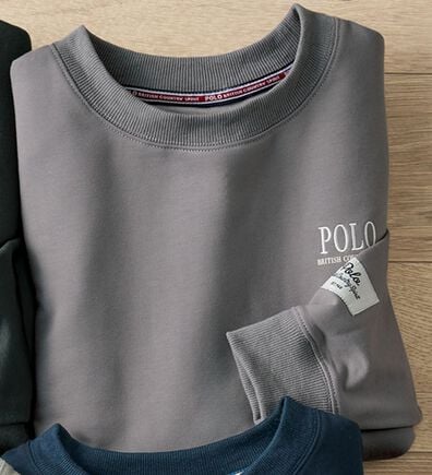 BELLUNA（ベルーナ）の「【ＰＯＬＯ　ＢＣＳ】ミニ裏毛素材ゆるトレーナー（トレーナー・スウェット）」