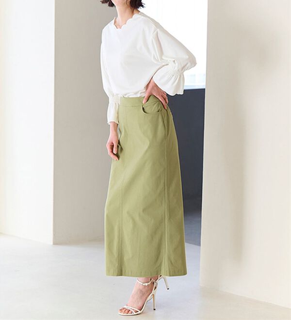 RANAN（ラナン）の「〈グラフェン〉ハイスペックストレッチナロ－スカート（ロングスカート）」｜詳細画像