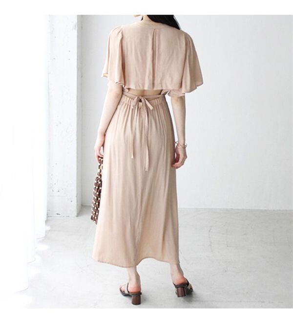 GeeRA（ジーラ）の「バックオープンロングワンピース（ロングワンピース）」｜詳細画像