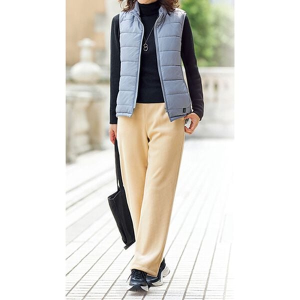 BELLUNA（ベルーナ）の「マシュマロのような柔らかさのふんわりパンツ（フルレングスパンツ）」｜詳細画像