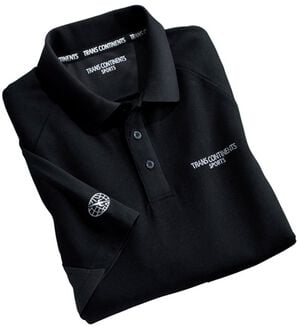 「＜トランスコンチネンツスポーツ＞３Ｄオールラウンドポロシャツ（メンズポロシャツ）」｜ブラック