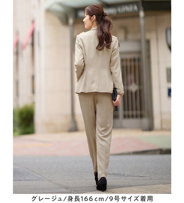 alotta（アロッタ）の「【２点セット】洗える！多機能セットアップ＜７号～２３号＞（パンツスーツ）」｜詳細画像