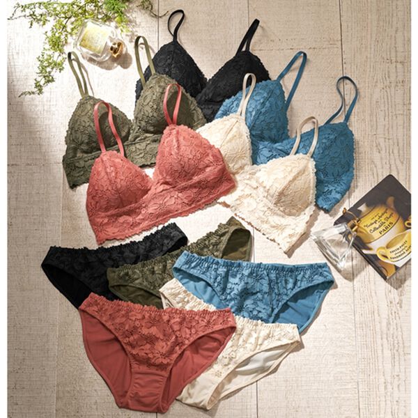 YU'NOW（ユナウ）の「レーシーブラレット＆ショーツセット（ブラジャー＆ショーツセット）」｜詳細画像