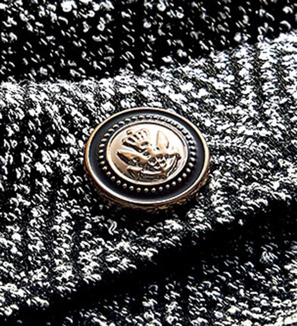 BELLUNA（ベルーナ）の「ツイード調タック使いジャンパースカート（チュニックワンピース）」｜詳細画像