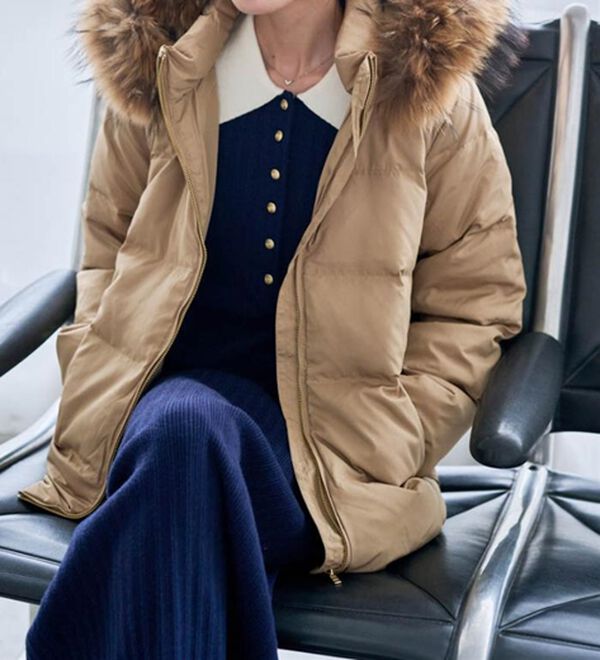 RANAN（ラナン）の「リアルファー付ダウンショートコート（ショートコート）」｜詳細画像