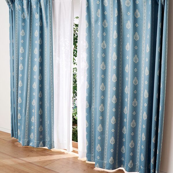 「簡単！素敵にコーディネート機能レース付『オーナメント』（ドレープカーテン）」｜詳細画像