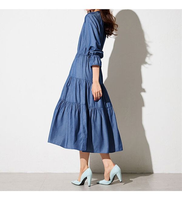 RANAN（ラナン）の「シャンブレーカラーワンピース（その他ワンピース）」｜詳細画像