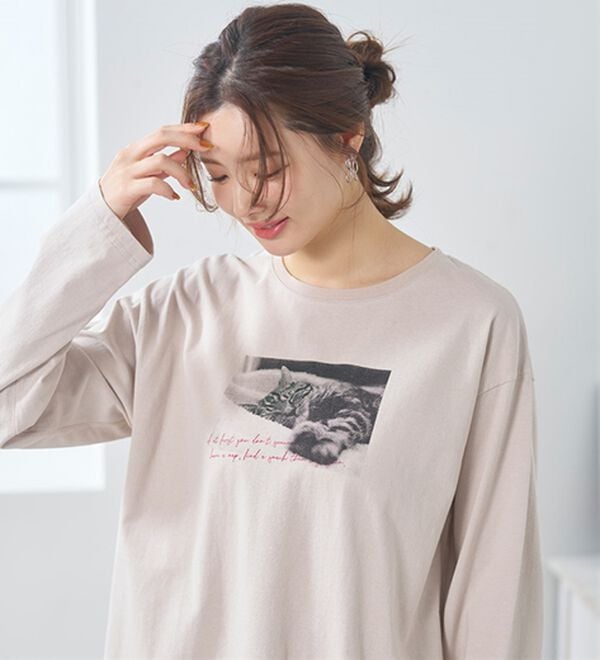 BELLUNA（ベルーナ）の「よれない！大人の長袖Ｔシャツ（カットソー）」｜詳細画像