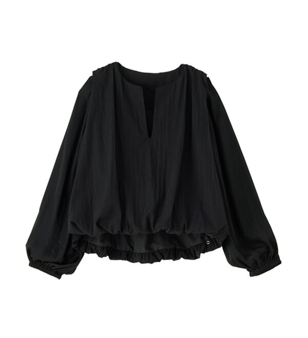 RANAN（ラナン）の「2WAYギャザーバルーンブラウス（ブラウス）」｜詳細画像