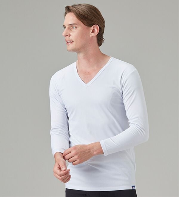 「【３枚組】＜フィラ＞ホットテック　柔らか裏起毛インナー（メンズ肌着・インナーウェア）」｜詳細画像