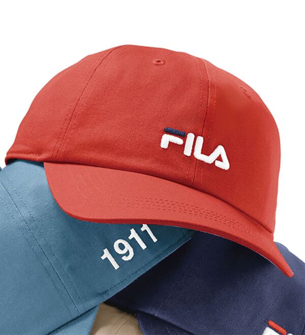 「＜フィラ＞毎日活躍！ＵＶベーシック帽子（メンズ帽子）」｜オレンジ