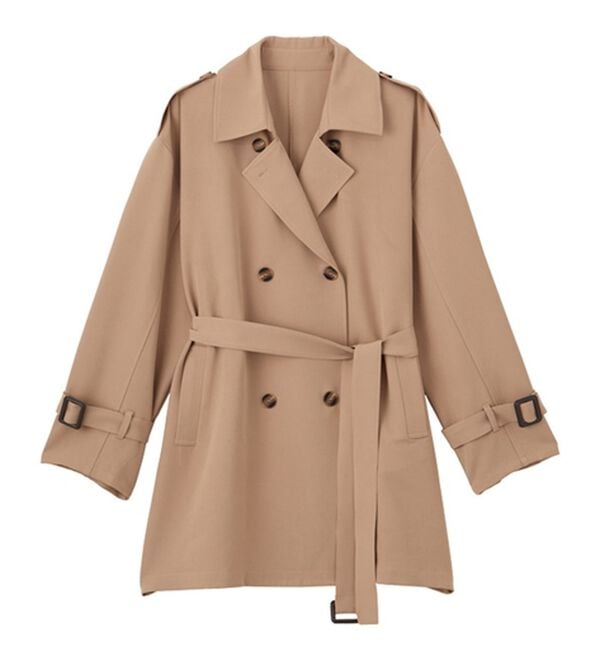 ミディ丈Aライントレンチコート - ベルーナ【公式】