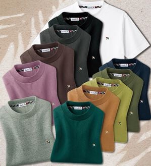「アーノルド　パーマー　綿１００％接触冷感Ｔシャツ（メンズＴシャツ）」｜詳細画像
