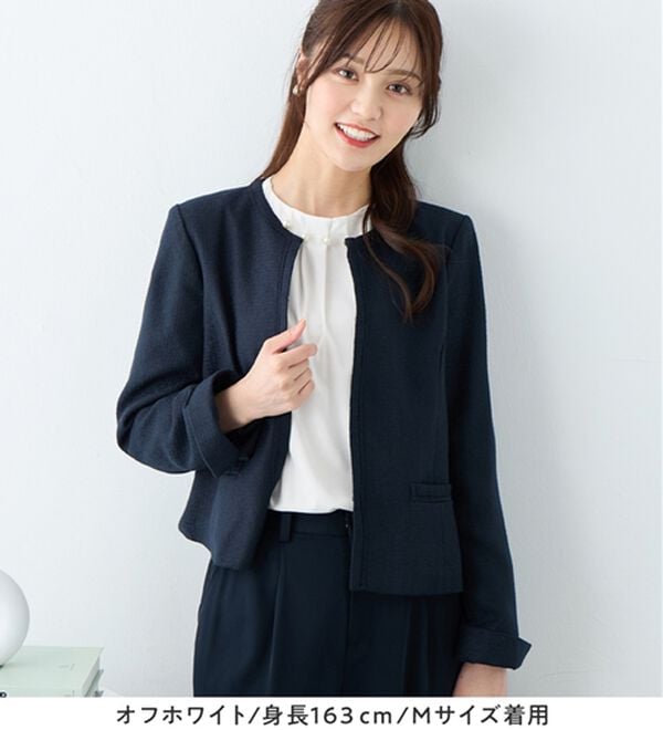 alotta（アロッタ）の「のびのび楽ちん！多機能上品パールデザインブラウス（ブラウス）」｜詳細画像