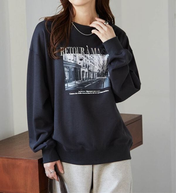 RANAN（ラナン）の「フォトプリントスウェット（トレーナー・スウェット）」｜詳細画像