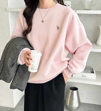 GeeRA（ジーラ）の「【U.S. POLO ASSN.】表ピーチ裏起毛スウェット（トレーナー・スウェット）」