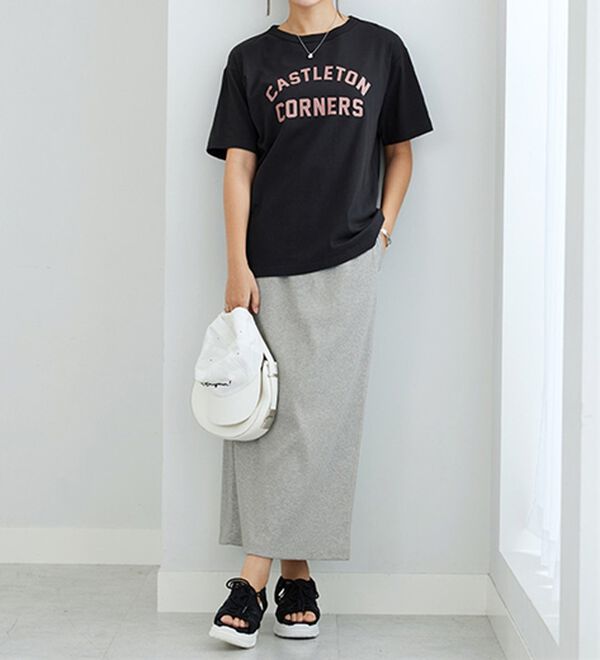 GeeRA（ジーラ）の「【着回し力◎】楽ちんすっきり見え！リブロングスカート（ロングスカート）」｜詳細画像