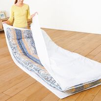 「三方開き敷ふとんカバー２枚組（掛布団カバー）」