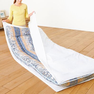 「三方開き敷ふとんカバー２枚組（掛布団カバー）」