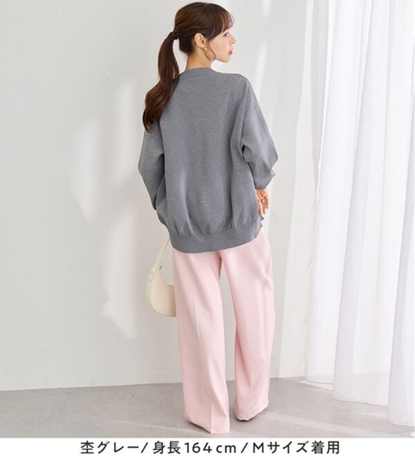 Viola e Viola（ヴィオラ エ ヴィオラ）の「むぎゅっと質感ゴールドボタンニットカーデ（ニットカーディガン）」｜詳細画像