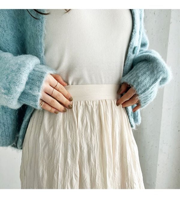 GeeRA（ジーラ）の「ワッシャーボリュームティアードスカート（ロングスカート）」｜詳細画像