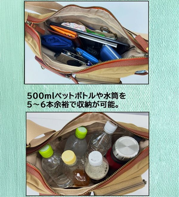 「大人に似合う国産帆布のこだわりクロスボディバッグ（メンズショルダーバッグ）」｜詳細画像