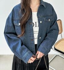 GeeRA（ジーラ）の「オーバーサイズショート丈デニムジャケット（その他ジャケット）」