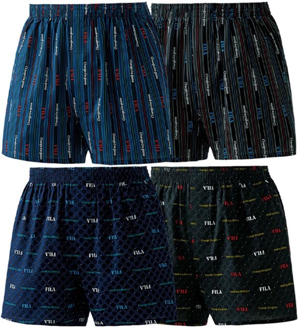 「【４枚組】＜フィラ＞プリントトランクス（メンズトランクス）」｜詳細画像